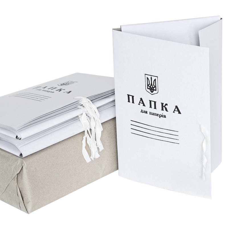 Папка ІМАГО на зав'язках 0,35 мм картонна